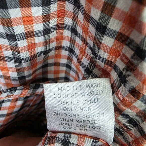 Mens Campus Specialties Oklahoma State University Checkered Shirt Button Up XL - Picture 9 of 9